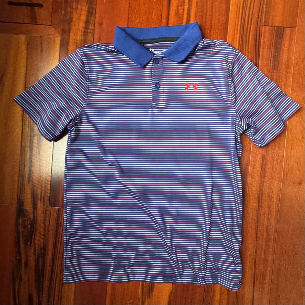 Under Armour Multicolor Striped Polo